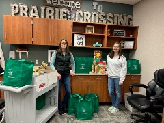 Chrystal & Paige Food Donation